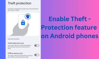 How to enable Theft Protection on Android