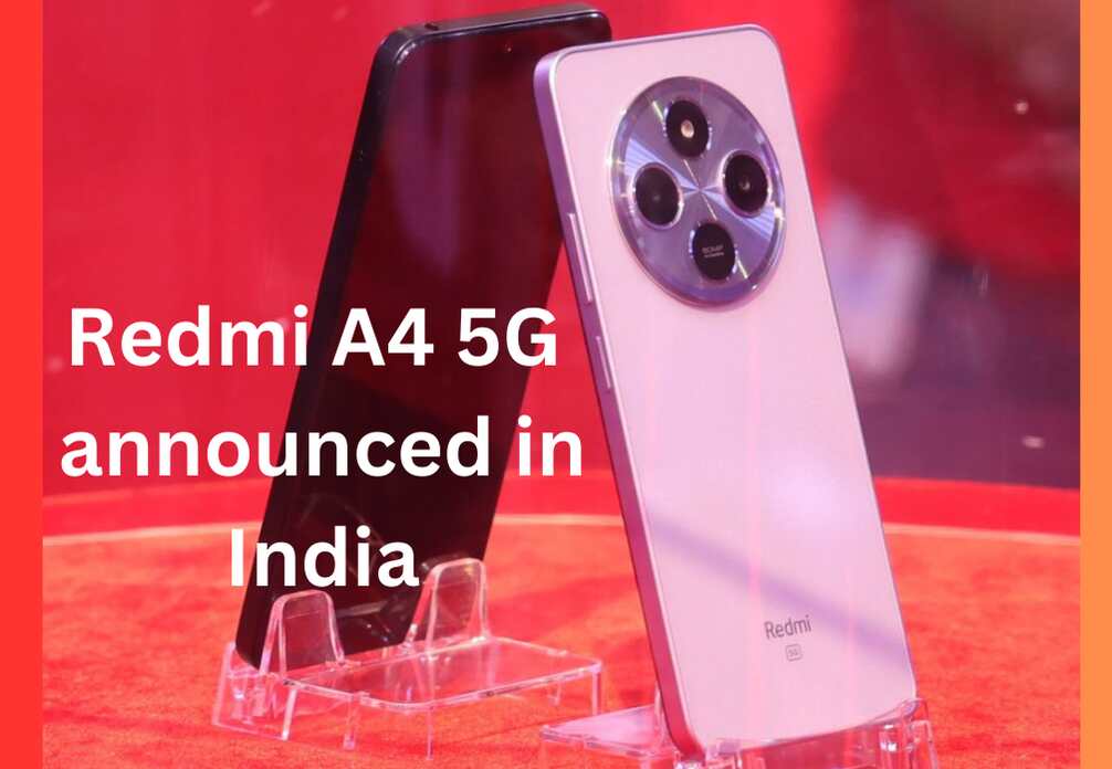 Redmi A4 5G announced in India