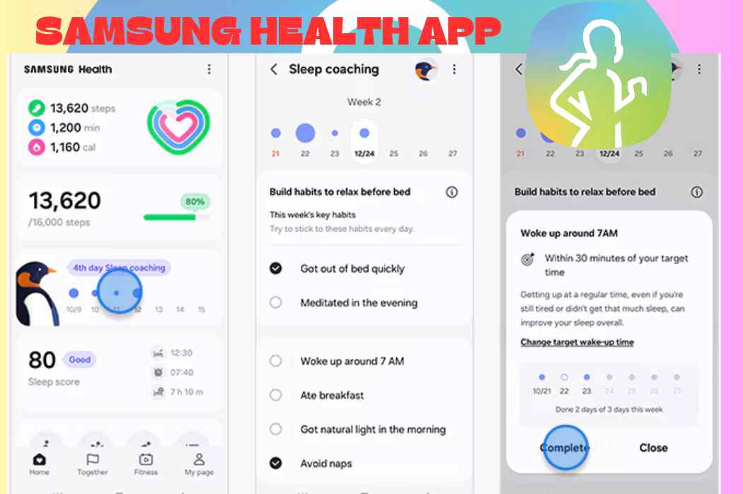 SAMSUNG HEALTH APP